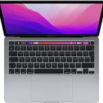 2022 Apple MacBook Pro avec Puce M2 : écran Retina de 13 Pouces, 8GB de RAM, 256 Go ​​​​​​​de Stockage ​​​​​​​SSD ; Gris sidéral ​​​​​​​